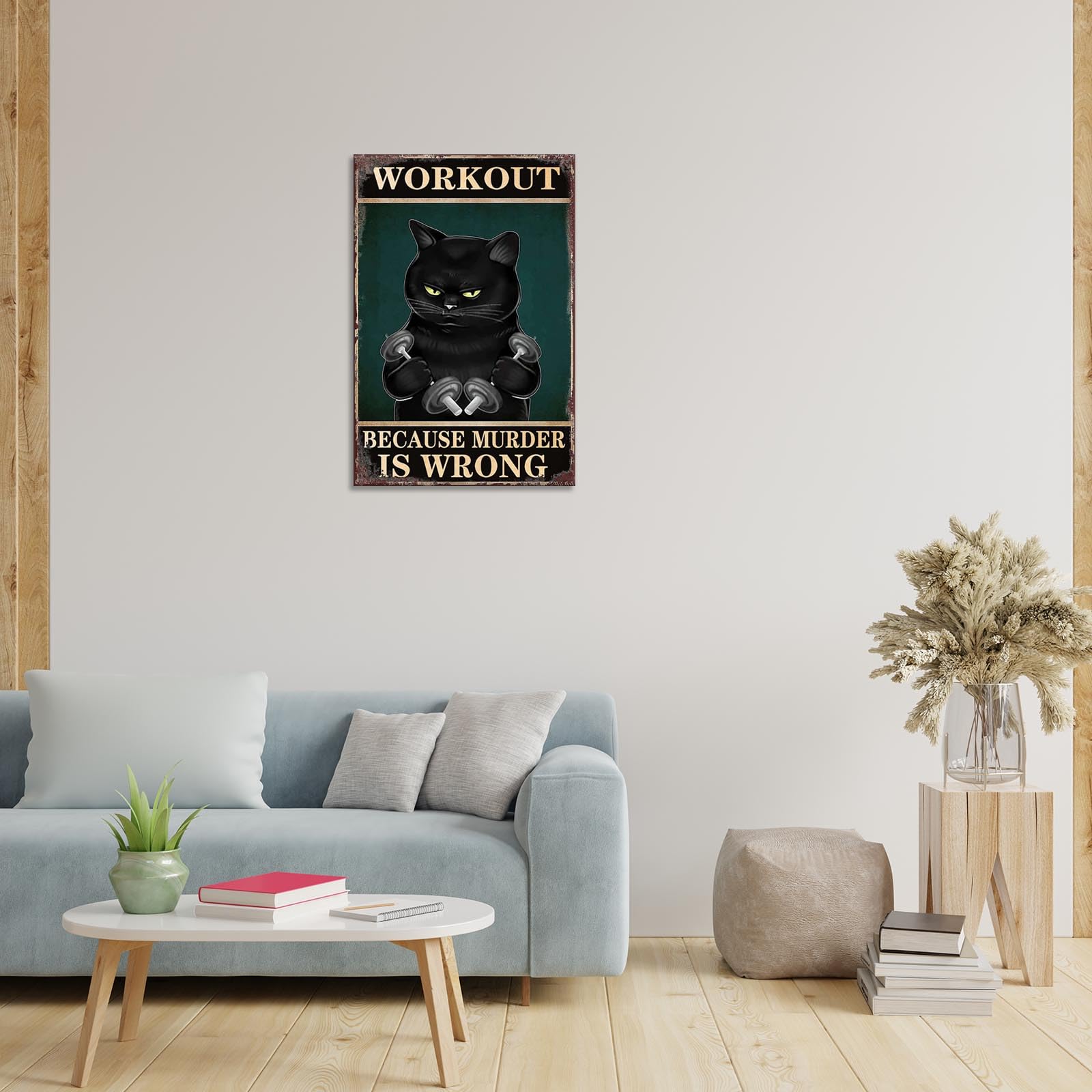 Foto 5 pulgar | Mancuerna De Lona Divertida Para Entrenamiento De Gatos, Gimnasio, Gatos, 40 X 60 Cm, Color Negro - Venta Internacional.