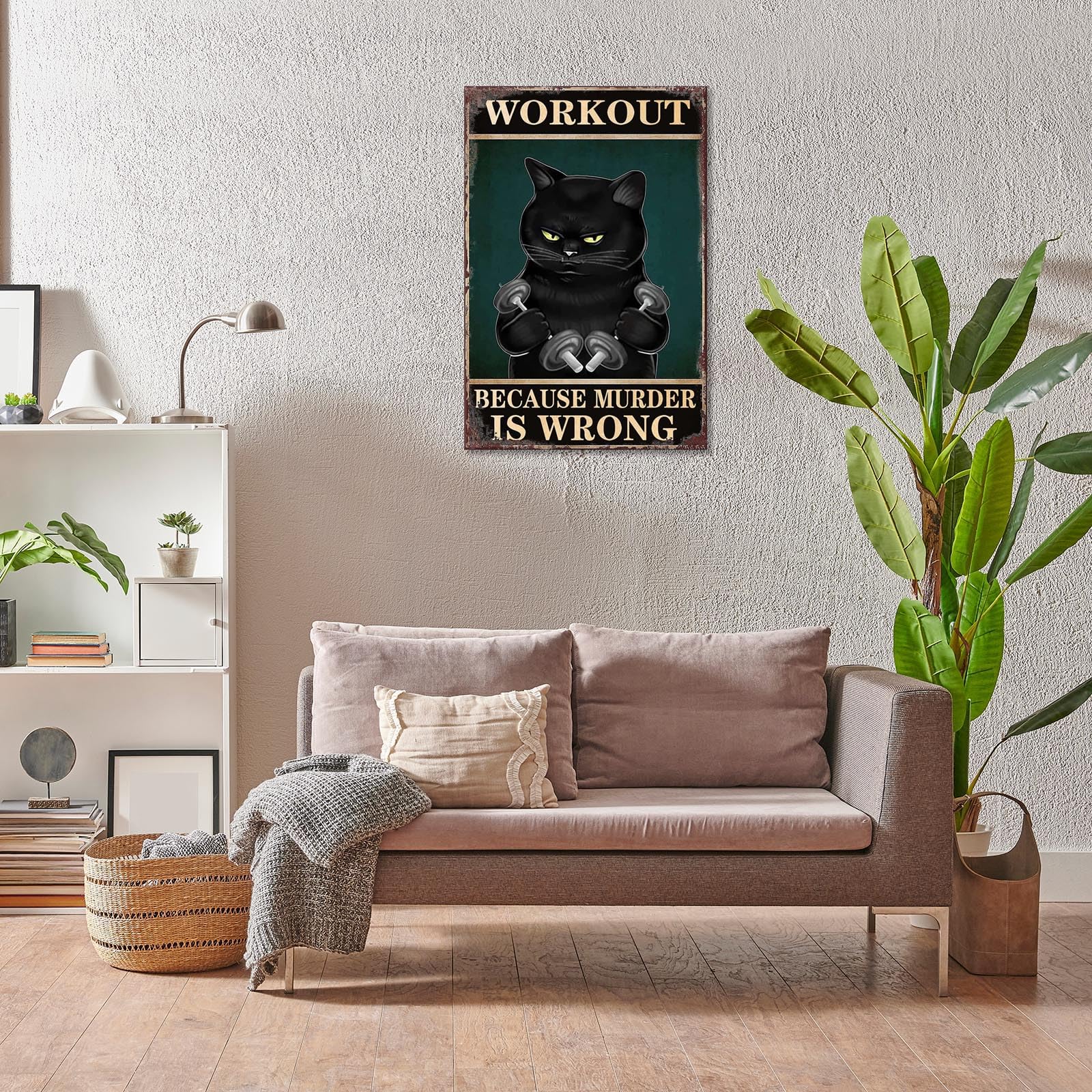 Foto 6 pulgar | Mancuerna De Lona Divertida Para Entrenamiento De Gatos, Gimnasio, Gatos, 40 X 60 Cm, Color Negro - Venta Internacional.