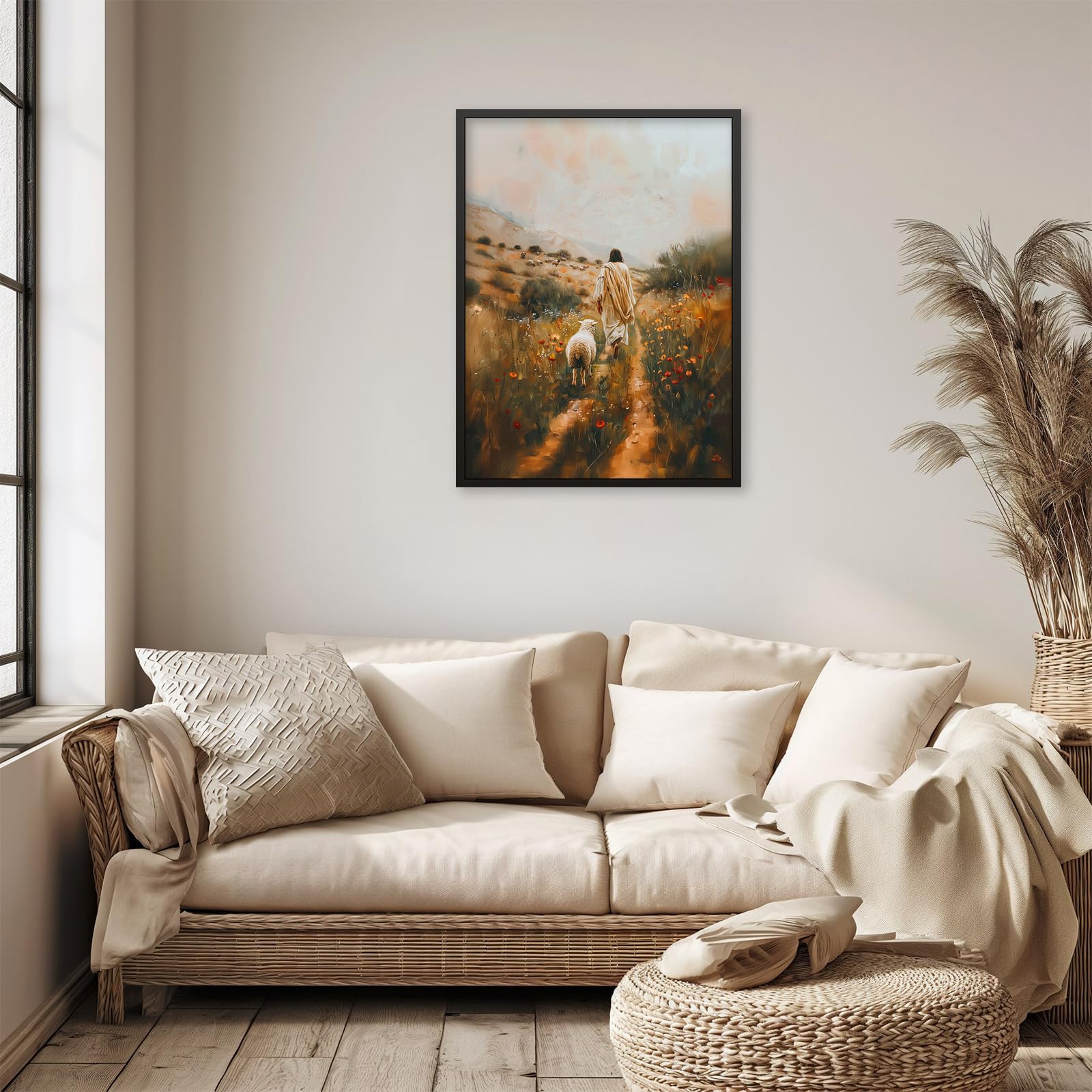 Foto 7 pulgar | Lienzo Decorativo Jesús Deja A Los 99 Religiosos, 30 X 40 Cm - Venta Internacional.