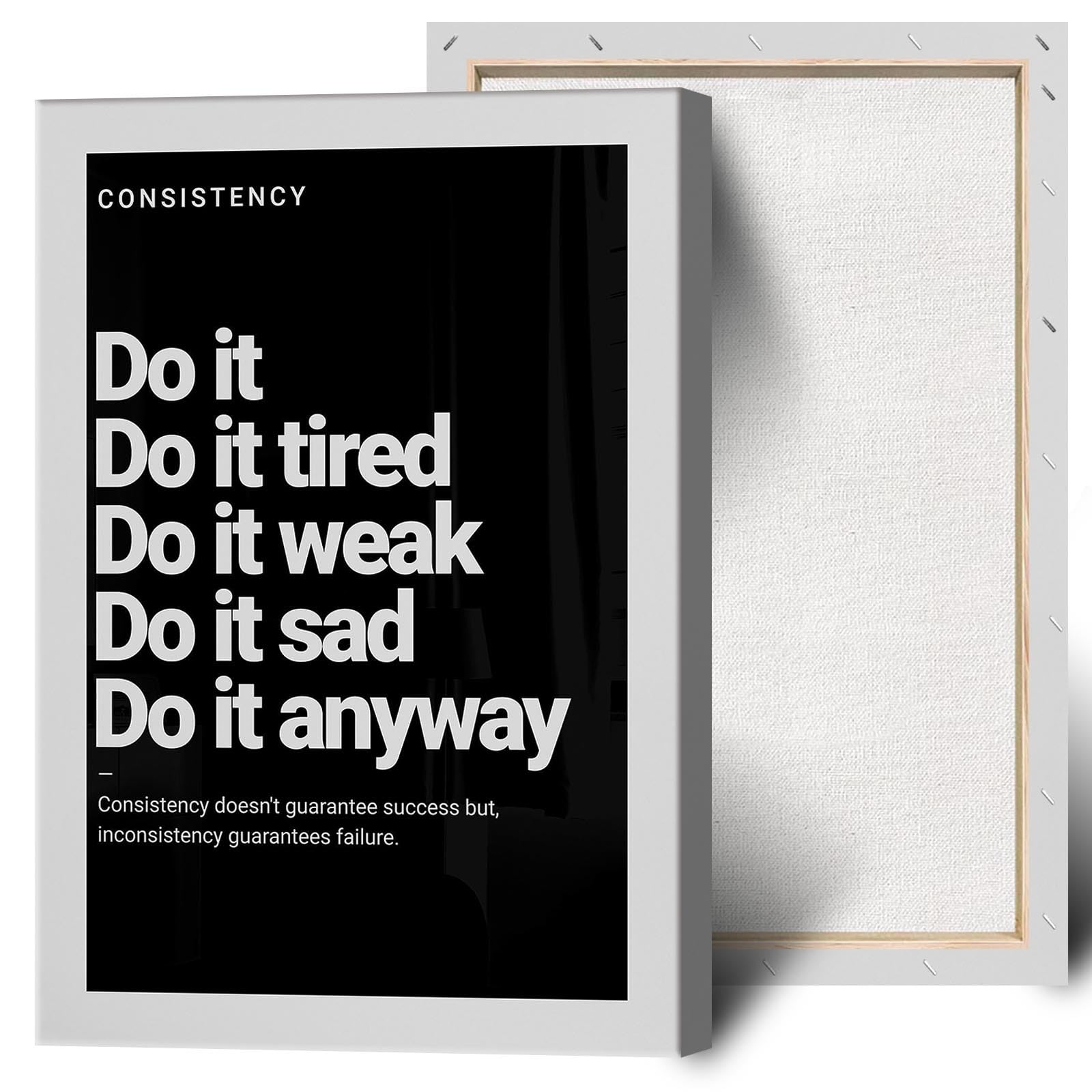 Foto 2 pulgar | Póster Decorativo De Pared Motivate Inspirational Quotes Fitness, 40 X 60 Cm - Venta Internacional.