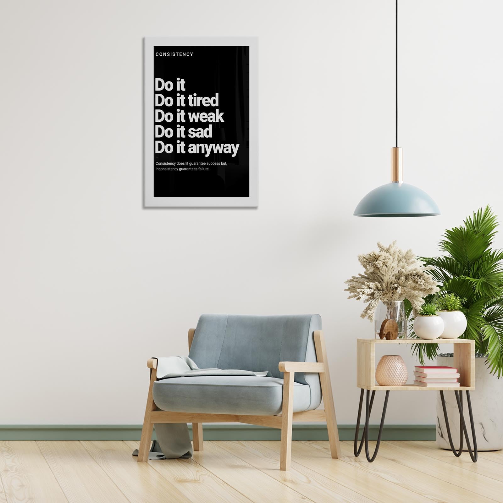 Foto 4 pulgar | Póster Decorativo De Pared Motivate Inspirational Quotes Fitness, 40 X 60 Cm - Venta Internacional.