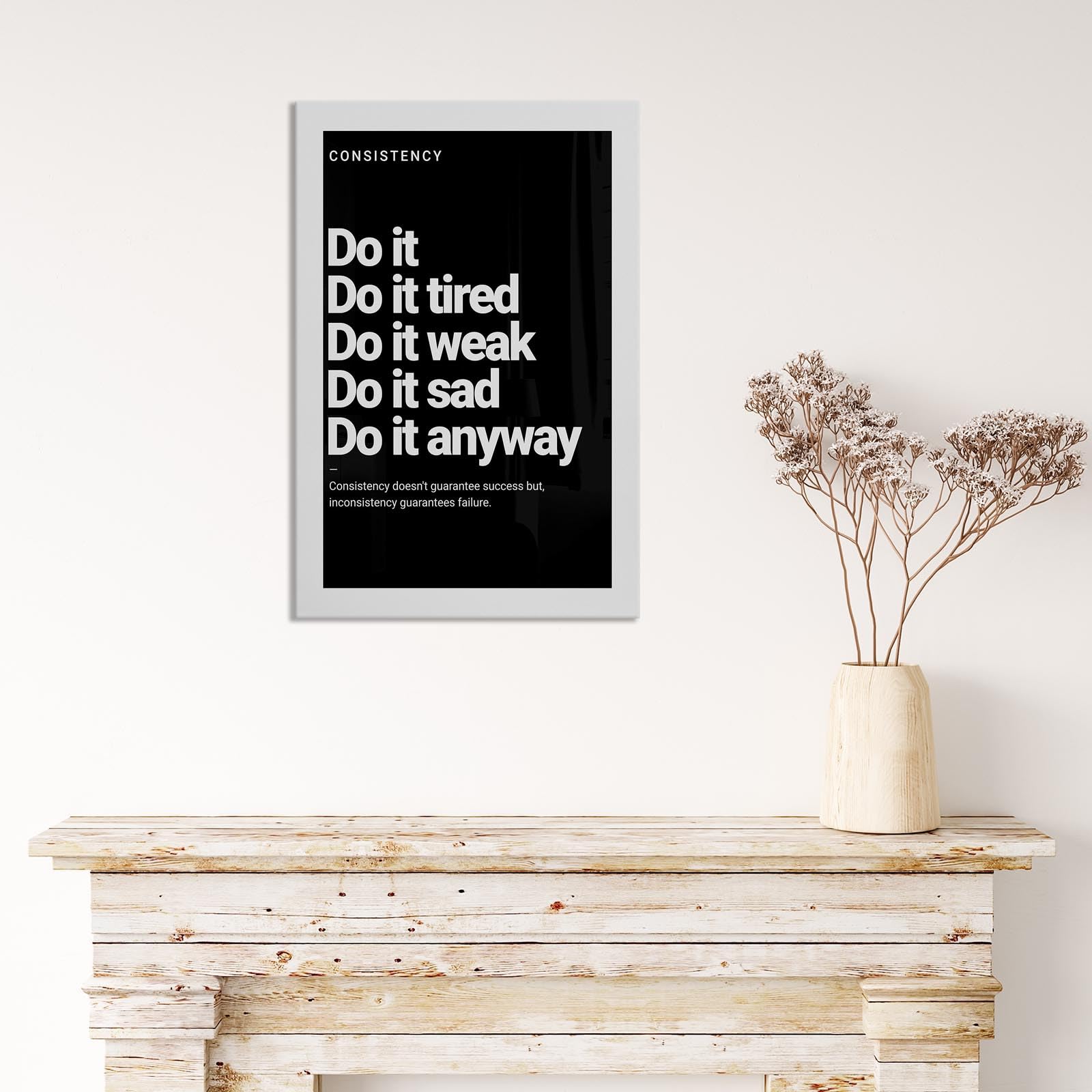 Foto 8 pulgar | Póster Decorativo De Pared Motivate Inspirational Quotes Fitness, 40 X 60 Cm - Venta Internacional.