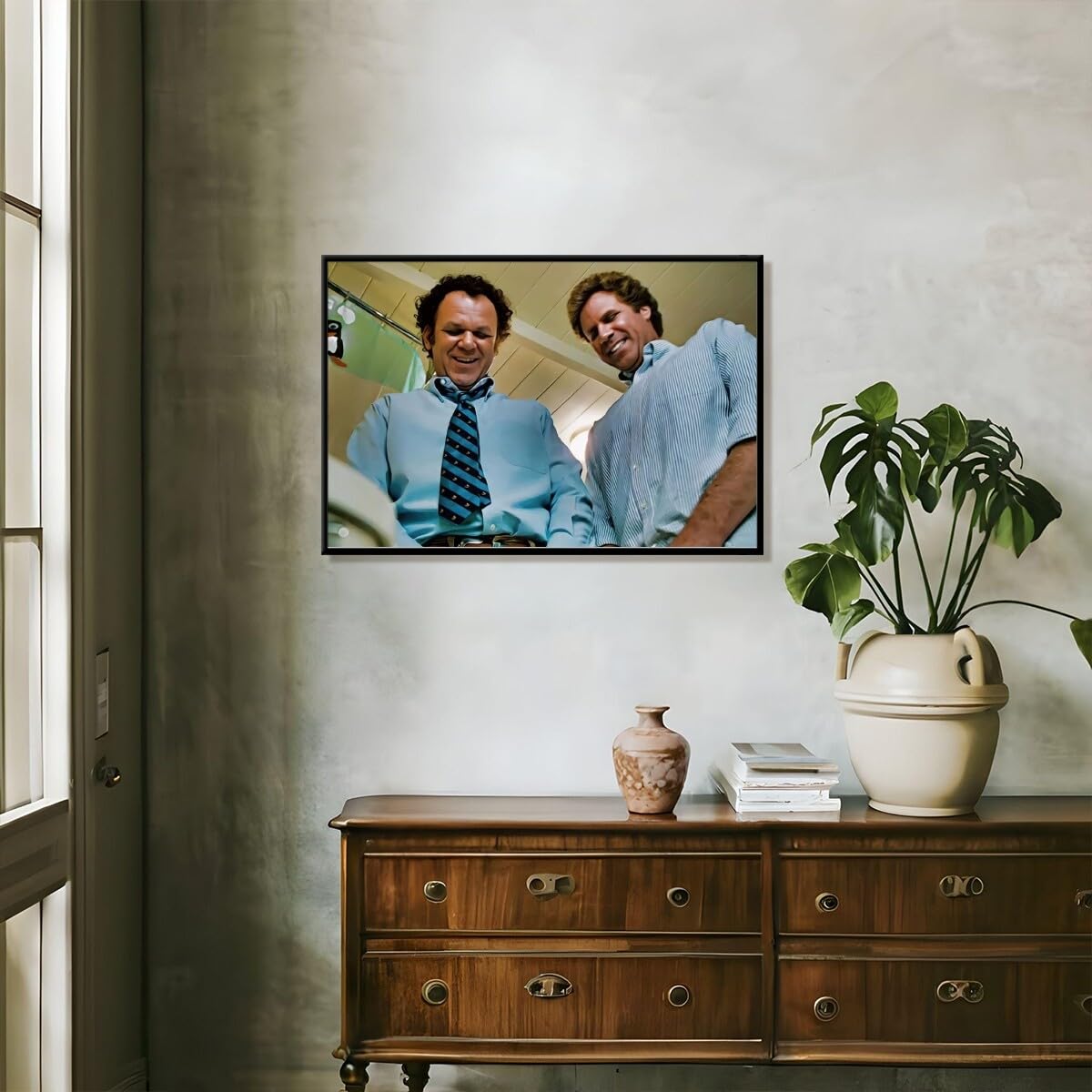 Foto 8 pulgar | Póster Bathroom Movie Step Brothers Sword Fight, 30 X 40 Cm - Venta Internacional.