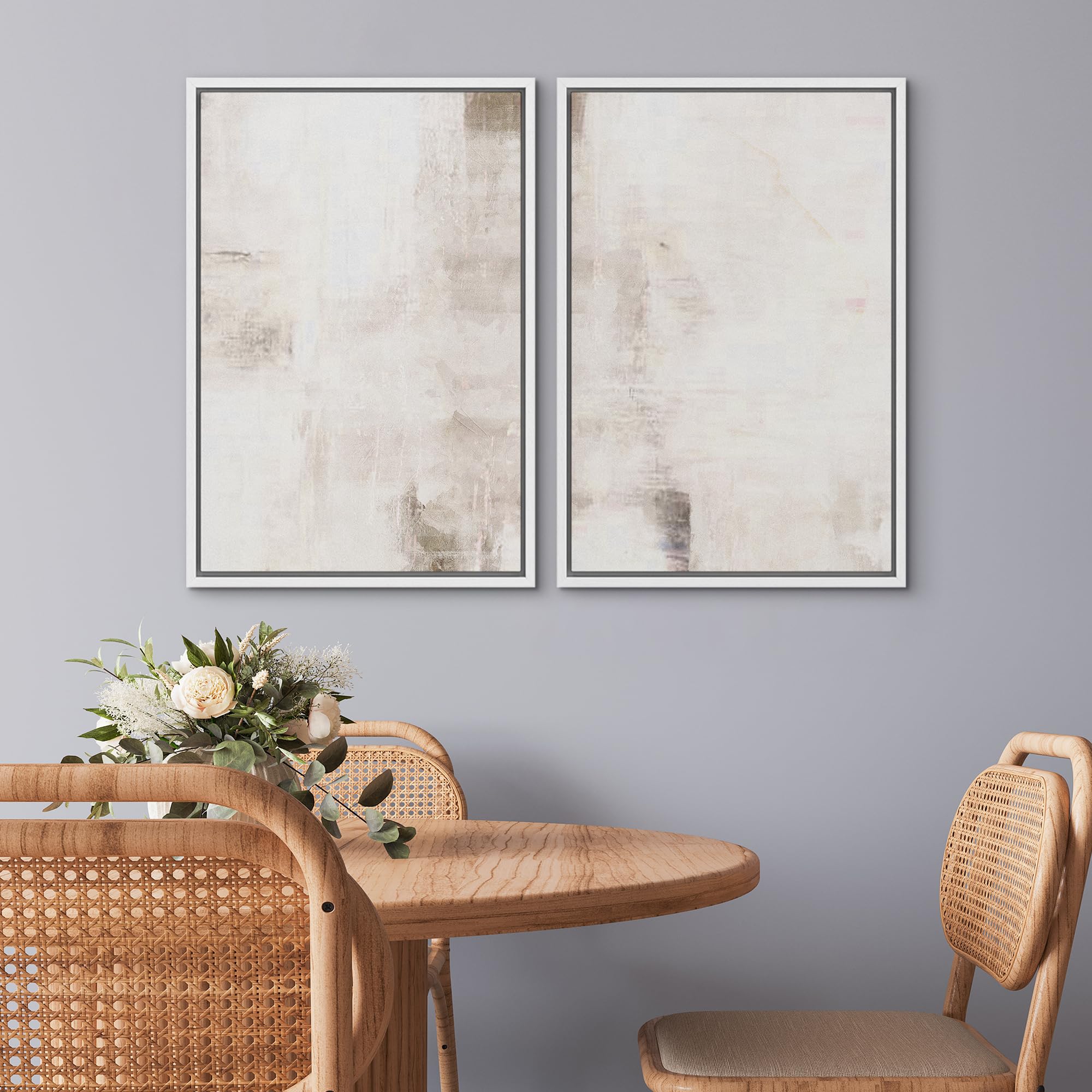 Foto 4 pulgar | Set De Arte Mural Con Estampado Sobre Lienzo Signwin, Enmarcado, 40 X 60 Cm, 2 Unidades - Venta Internacional.