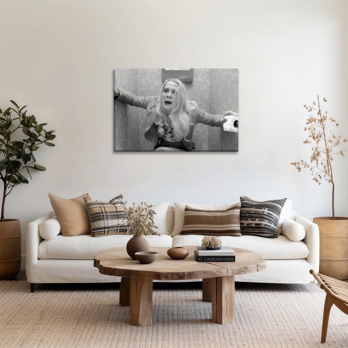 Foto 4 pulgar | Póster Divertido, Película, Decoración De Pared Para Baño, Vintage, Negro Y Blanco - Venta Internacional.