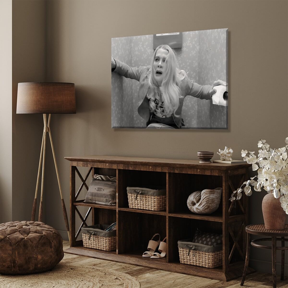 Foto 6 | Póster Divertido, Película, Decoración De Pared Para Baño, Vintage, Negro Y Blanco - Venta Internacional.