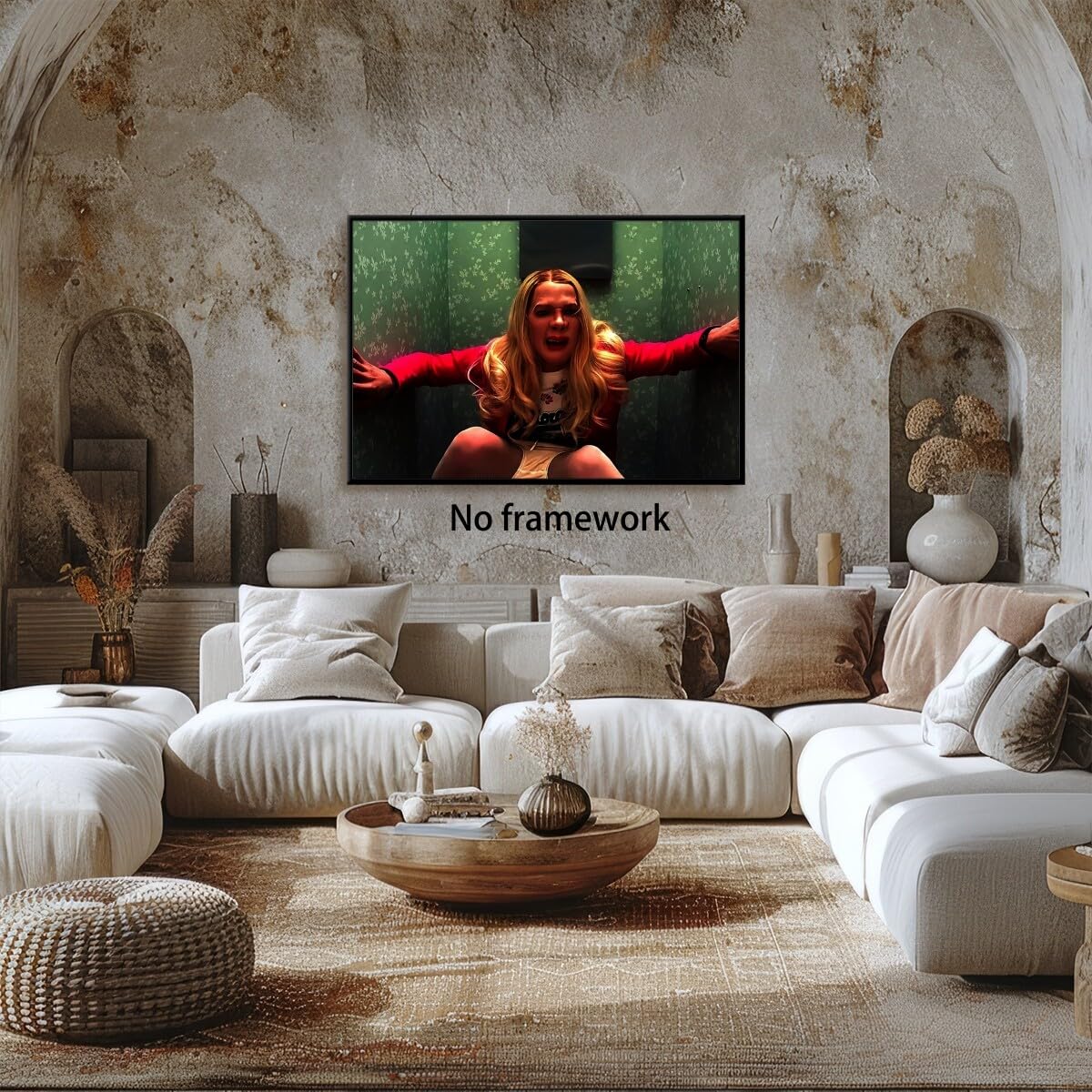 Foto 5 | Póster Divertido De Película Para Baño, Decoración De Pared, Vintage, Película Retro De Los 90 - Venta Internacional.