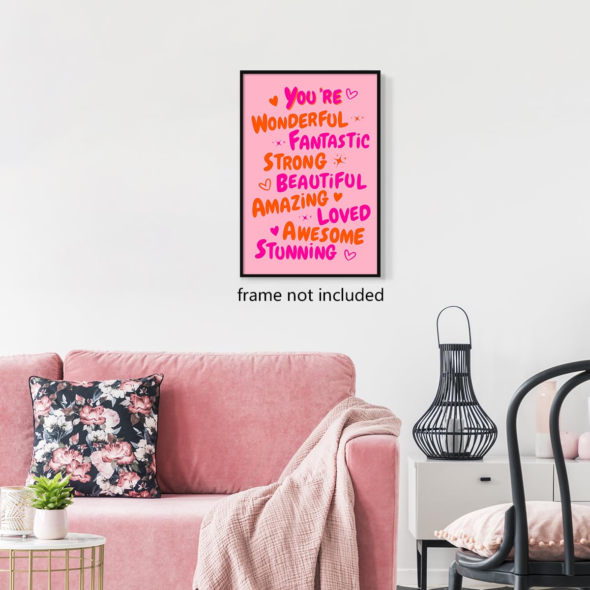 Foto 2 | Póster Sobre Lienzo Para Pared Trendy You Are Amazing, 40 X 60 Cm - Venta Internacional.