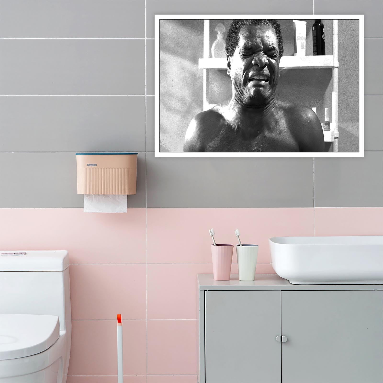 Foto 4 pulgar | Póster Divertido De Baño Con Película Clásica Friday, 40 X 60 Cm - Venta Internacional.