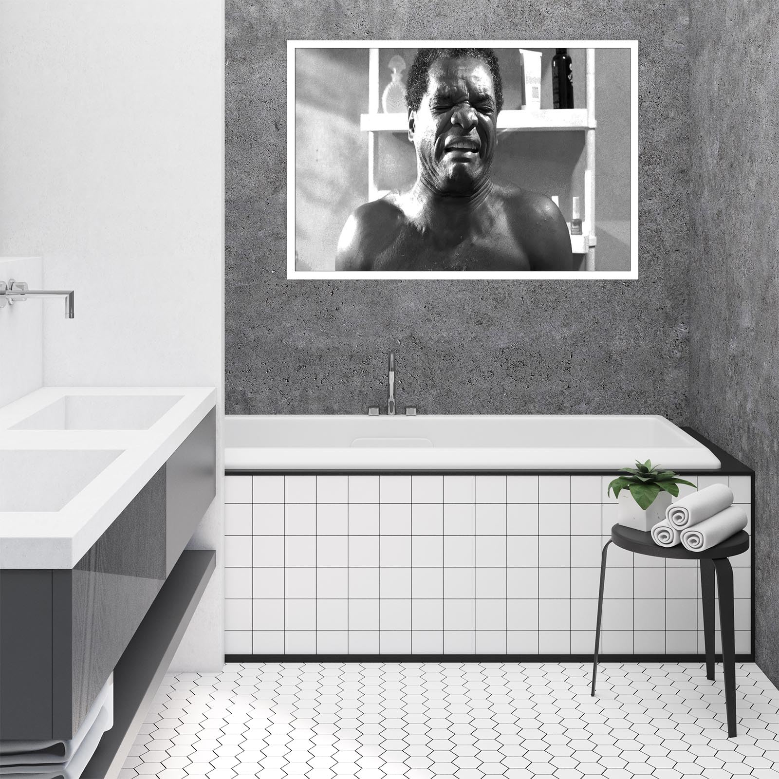 Foto 5 pulgar | Póster Divertido De Baño Con Película Clásica Friday, 40 X 60 Cm - Venta Internacional.
