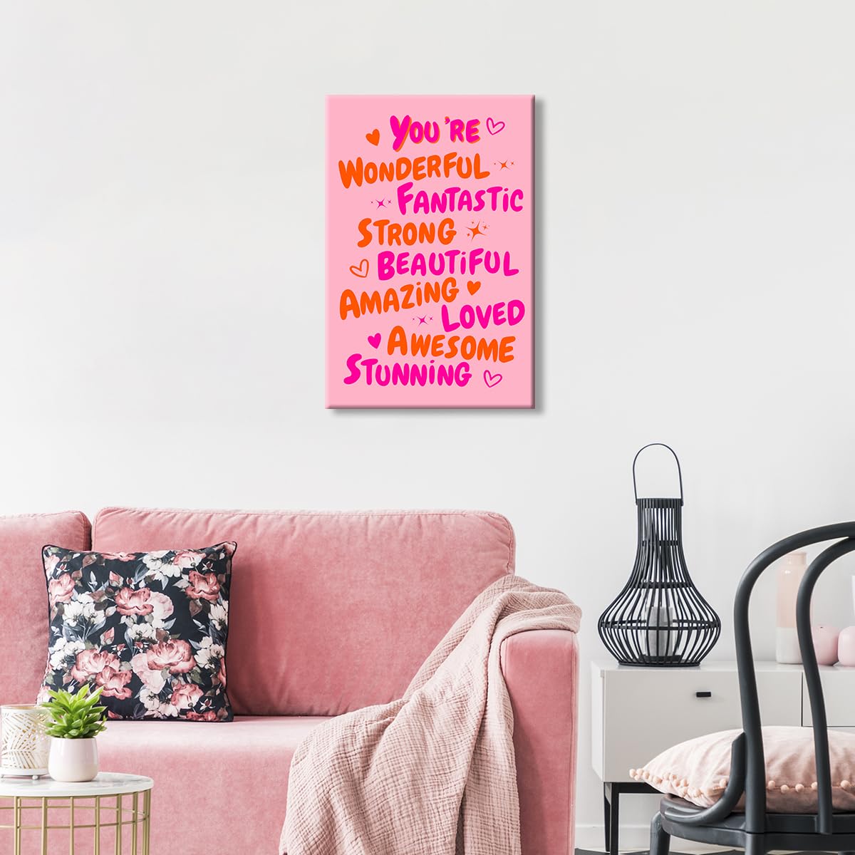 Foto 3 pulgar | Lienzo Decorativo Para Pared Trendy You Are Amazing, 40 X 60 Cm - Venta Internacional.