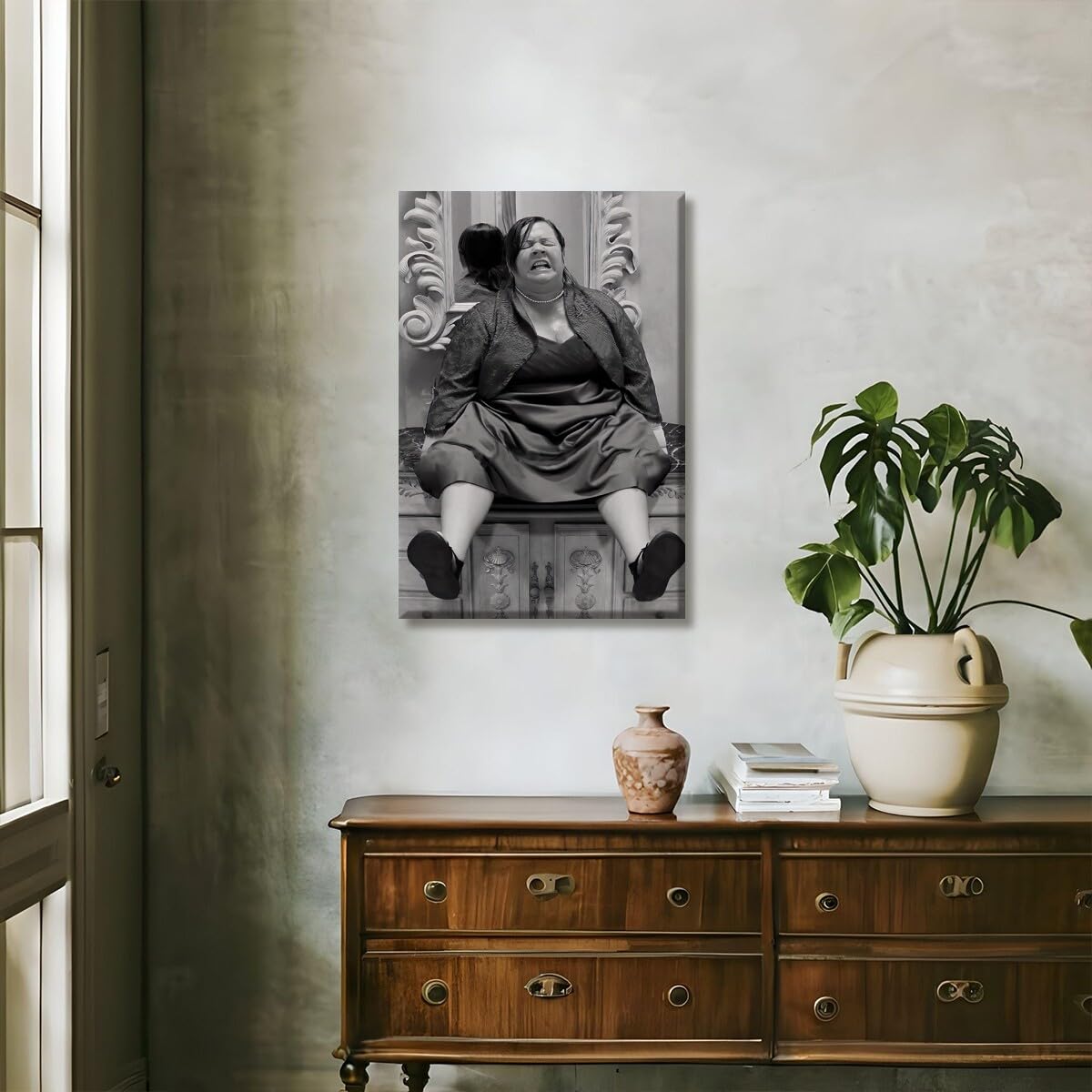 Foto 7 pulgar | Póster Divertido De Película De Tontos Y Tontos, Negro Y Blanco, 20 X 30 Cm - Venta Internacional.
