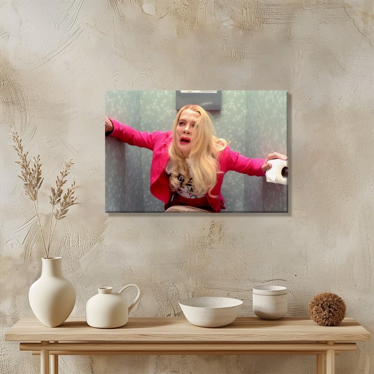 Foto 4 | Póster Decorativo De Pared Para Baño, Divertida Película De Chicas Blancas, 40 X 60 Cm - Venta Internacional.