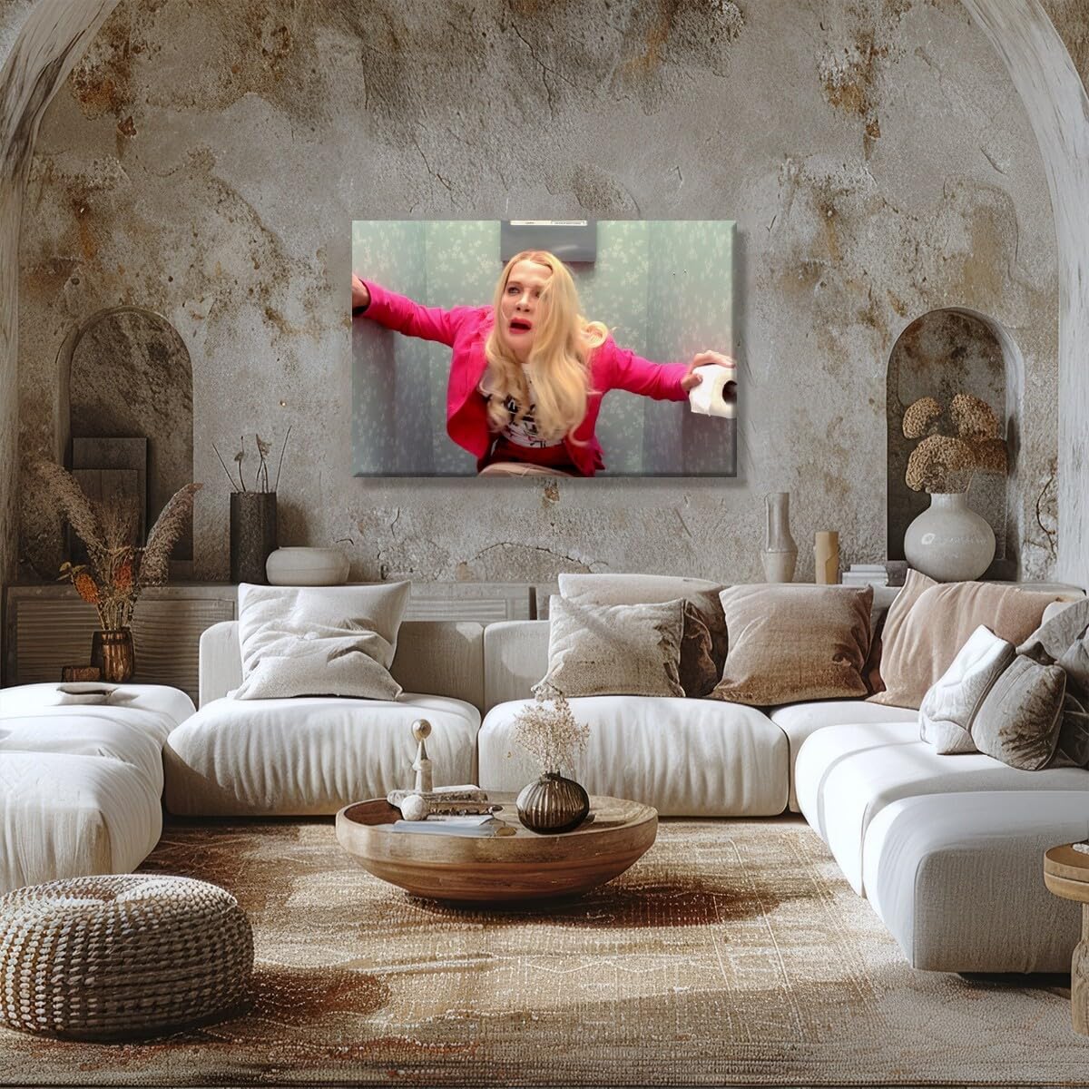 Foto 6 pulgar | Póster Decorativo De Pared Para Baño, Divertida Película De Chicas Blancas, 40 X 60 Cm - Venta Internacional.