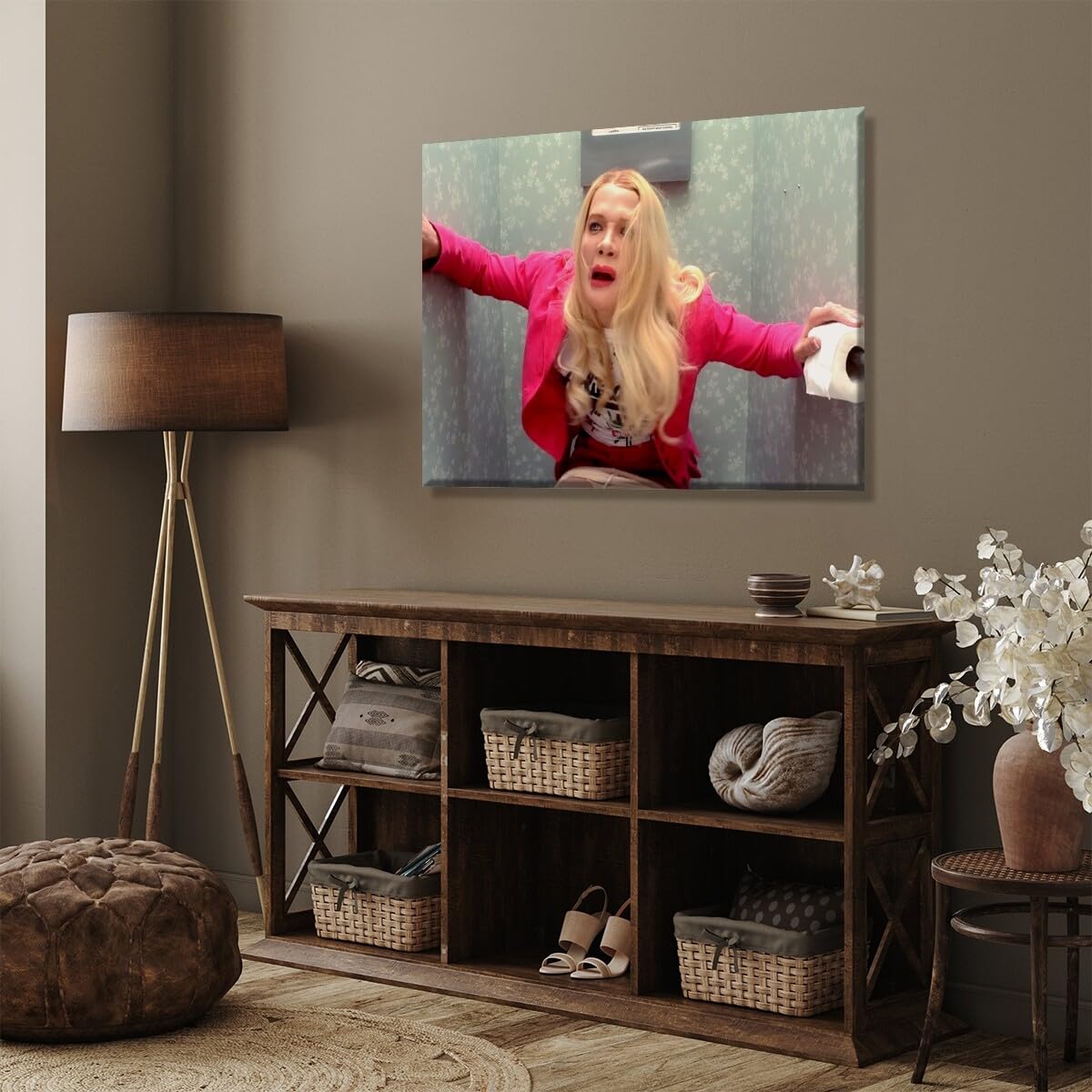 Foto 7 pulgar | Póster Decorativo De Pared Para Baño, Divertida Película De Chicas Blancas, 40 X 60 Cm - Venta Internacional.