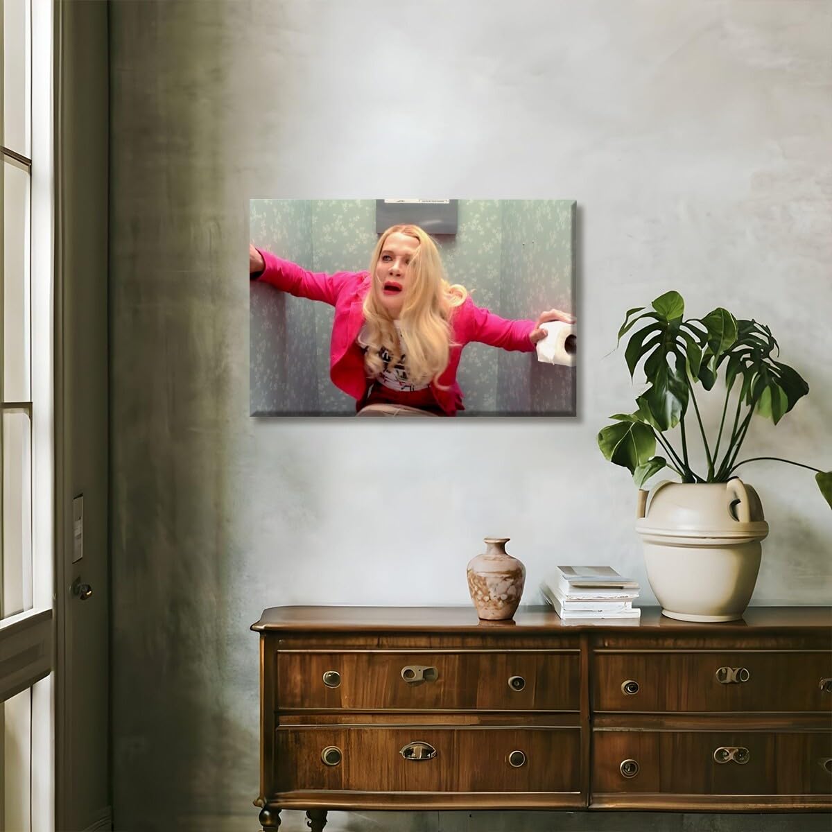 Foto 8 pulgar | Póster Decorativo De Pared Para Baño, Divertida Película De Chicas Blancas, 40 X 60 Cm - Venta Internacional.