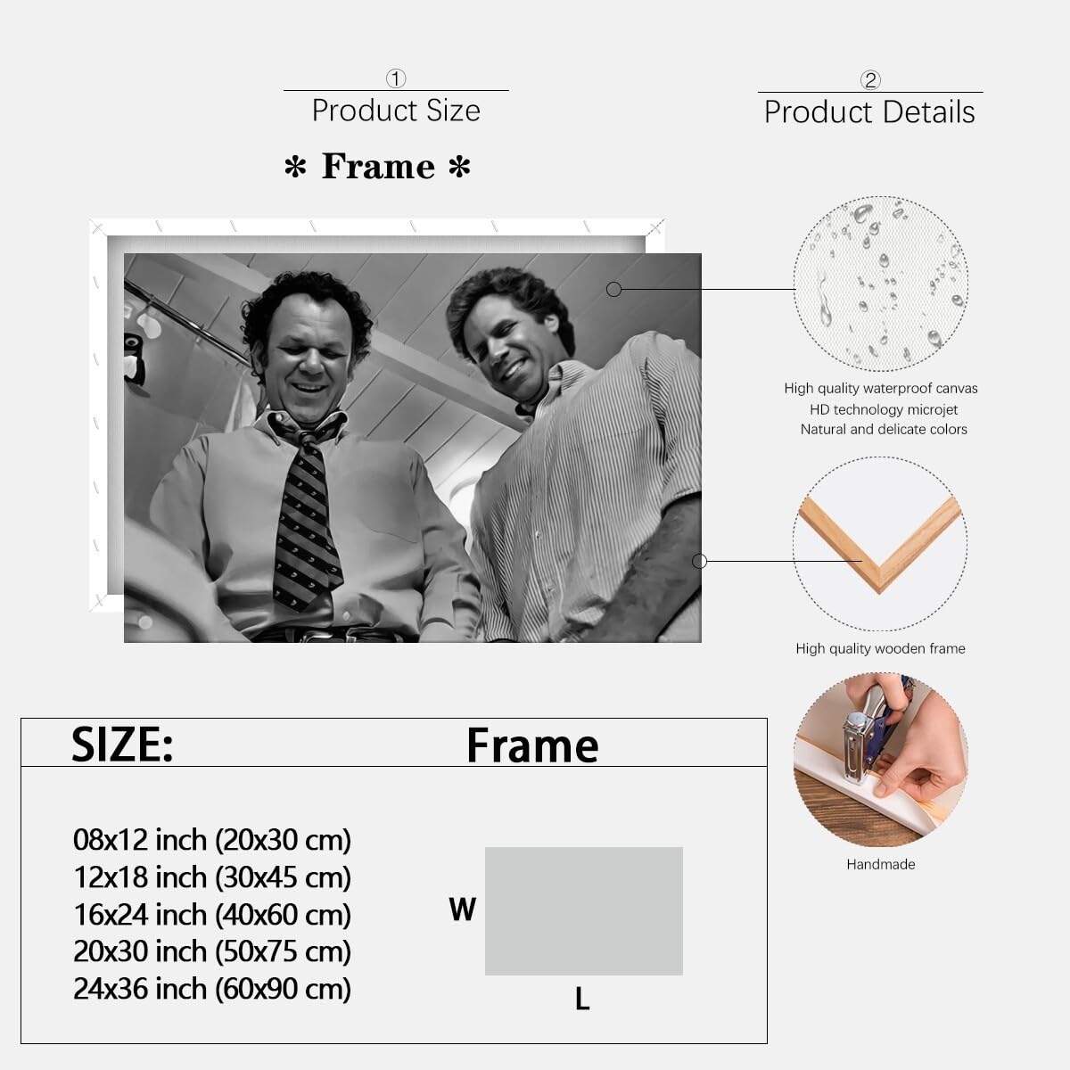 Foto 3 pulgar | Póster Divertido De La Película De Baño Step Brothers Sword Fight, 40 X 60 Cm - Venta Internacional.
