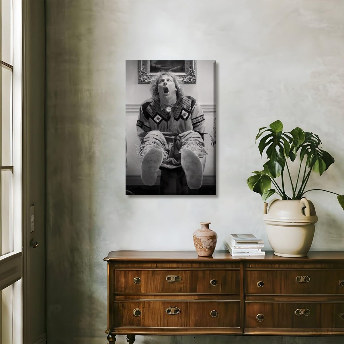 Foto 7 pulgar | Póster Divertido De Película De Damas De Honor En Blanco Y Negro Para Baño, 20 X 30 Cm - Venta Internacional.