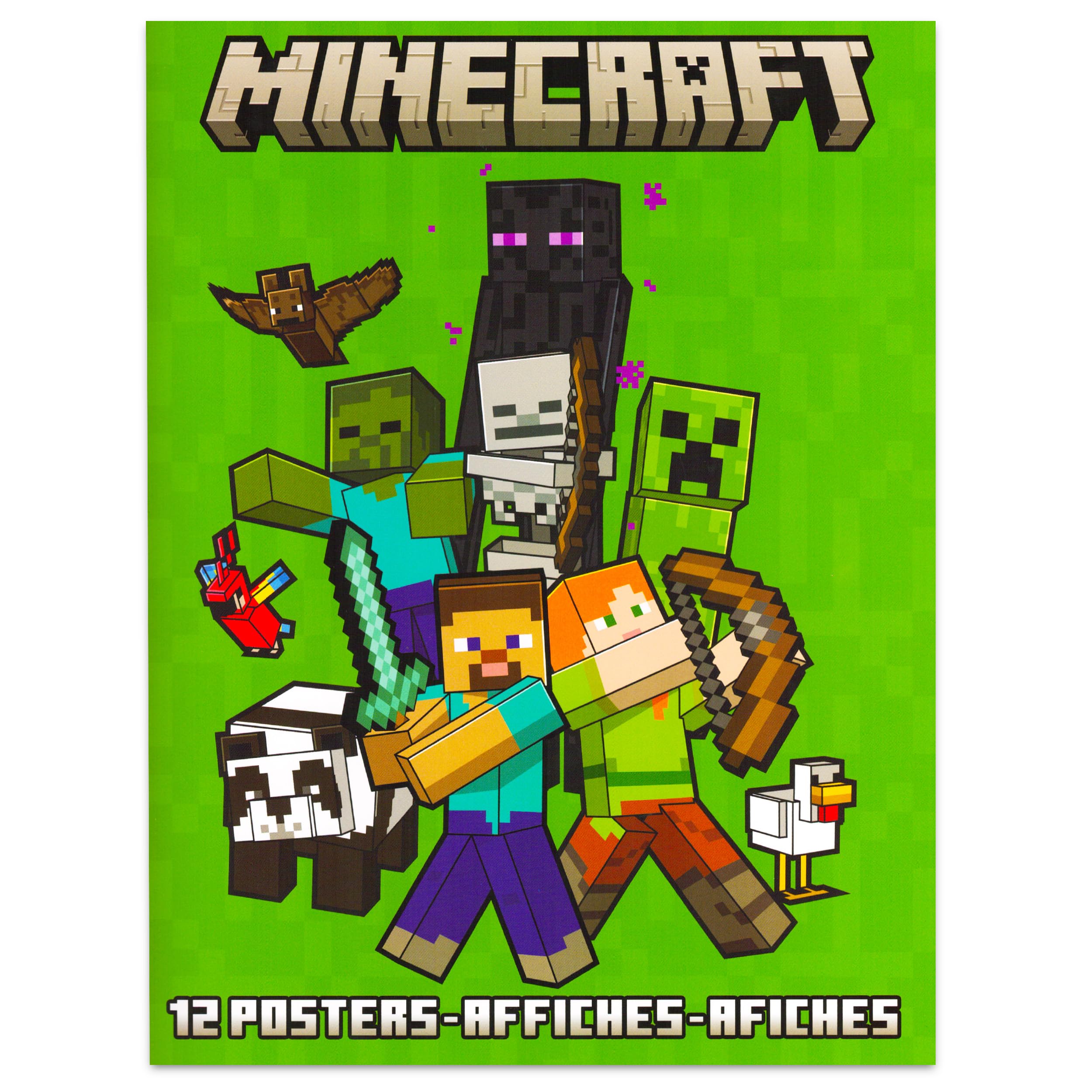 Foto 5 pulgar | Paquete De Pósteres De Minecraft Room Decor, 12 Pósters, 21 X 29 Cm, Eaasok - Venta Internacional.