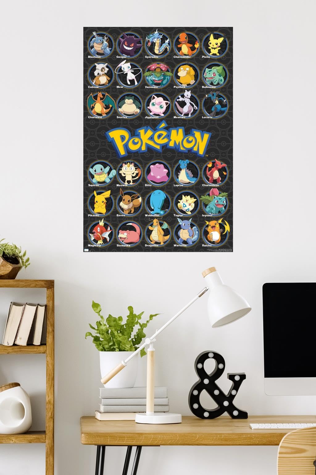 Foto 3 pulgar | Póster Mural Trends International Pokémon Favoritos De Todos Los Tiempos - Venta Internacional.