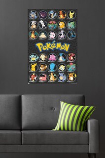 Foto 4 | Póster Mural Trends International Pokémon Favoritos De Todos Los Tiempos - Venta Internacional.