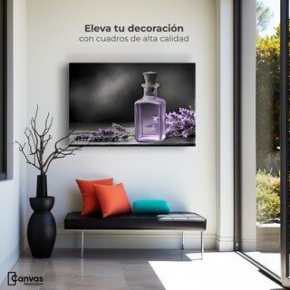 Foto 3 | Cuadro Blanco Y Negro Canvas Azul En La Orilla 90x60