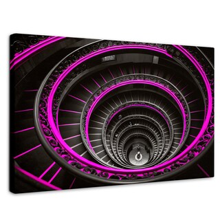 Foto 1 | Cuadro Blanco Y Negro Canvas Rosa En Ascenso 90x60