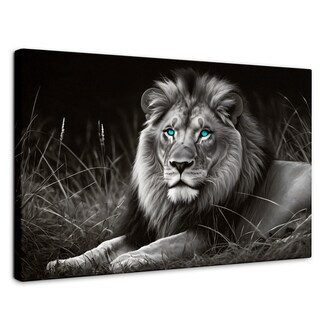 Foto 1 | Cuadro Blanco Y Negro Canvas Mirada Real 90x60