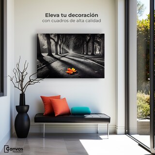 Foto 3 | Cuadro Blanco Y Negro Canvas Colores De Otoño 90x60