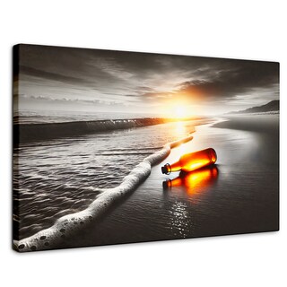 Foto 1 | Cuadro Blanco Y Negro Canvas Viento Y Cristal 90x60