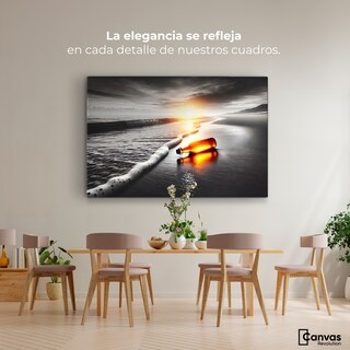 Foto 2 | Cuadro Blanco Y Negro Canvas Viento Y Cristal 90x60
