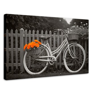 Foto 1 | Cuadro Blanco Y Negro Canvas Ciclos De Otoño 90x60