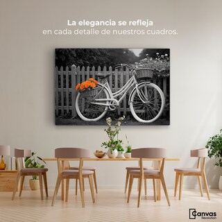 Foto 2 | Cuadro Blanco Y Negro Canvas Ciclos De Otoño 90x60