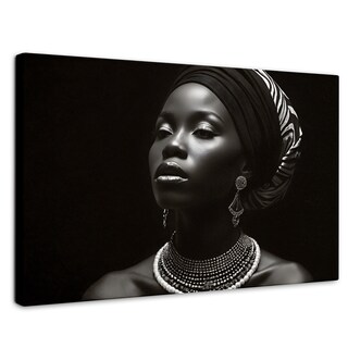 Foto 1 | Cuadro Blanco Y Negro Canvas Elegancia En Sombra 90x60