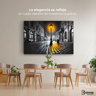 Foto 2 | Cuadro Blanco Y Negro Canvas Luz En El Pasado 90x60