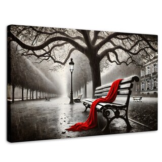 Foto 1 | Cuadro Blanco Y Negro Canvas Banca De Pasión 90x60
