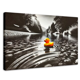 Foto 1 | Cuadro Blanco Y Negro Canvas Flotando Solo 90x60