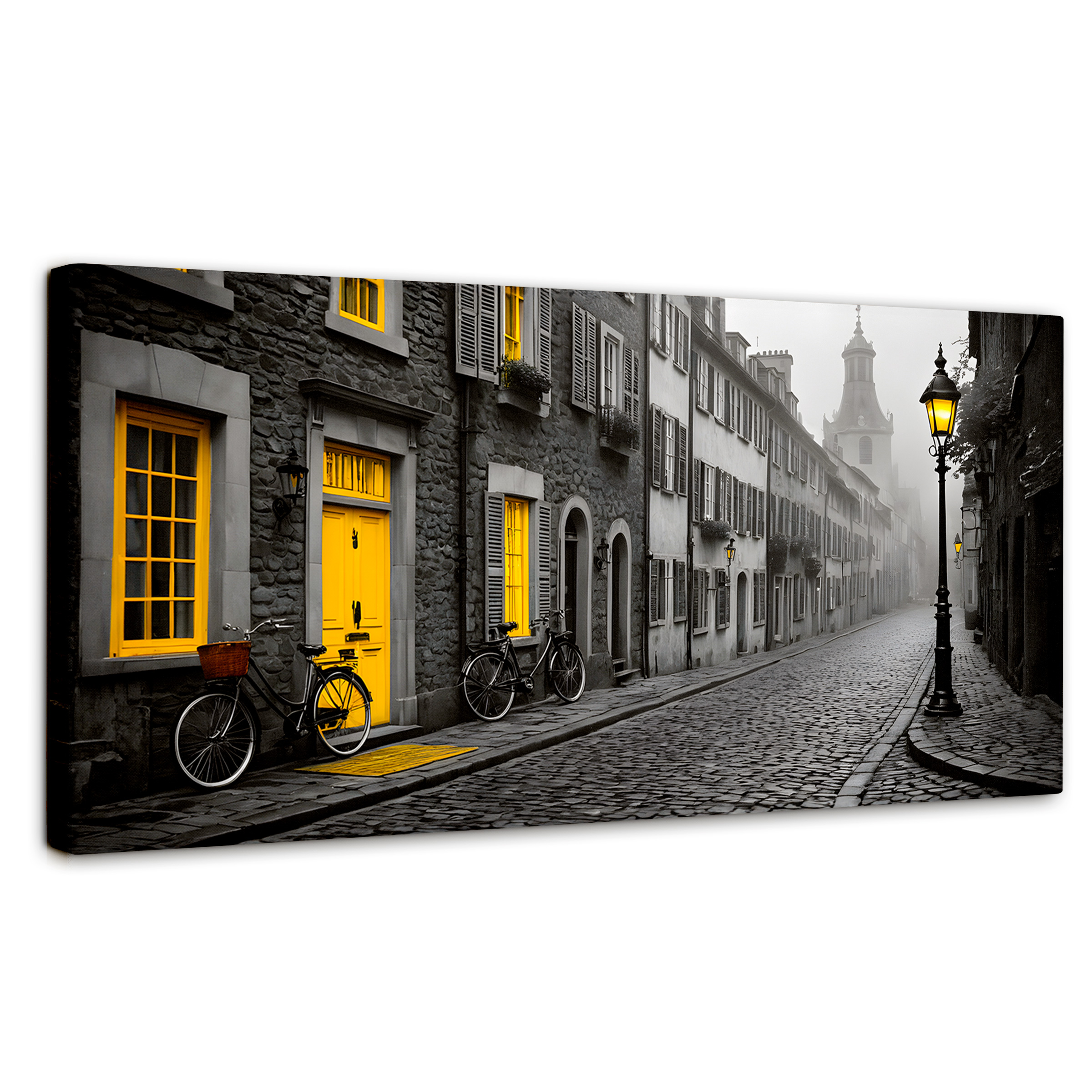 Foto 1 | Cuadro Blanco Y Negro Canvas Luz En La Ventana 120x60