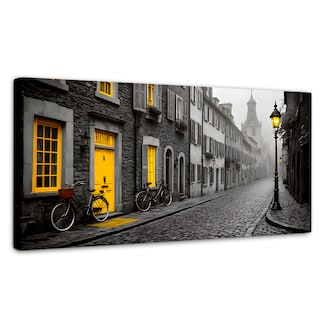 Foto 1 | Cuadro Blanco Y Negro Canvas Luz En La Ventana 120x60