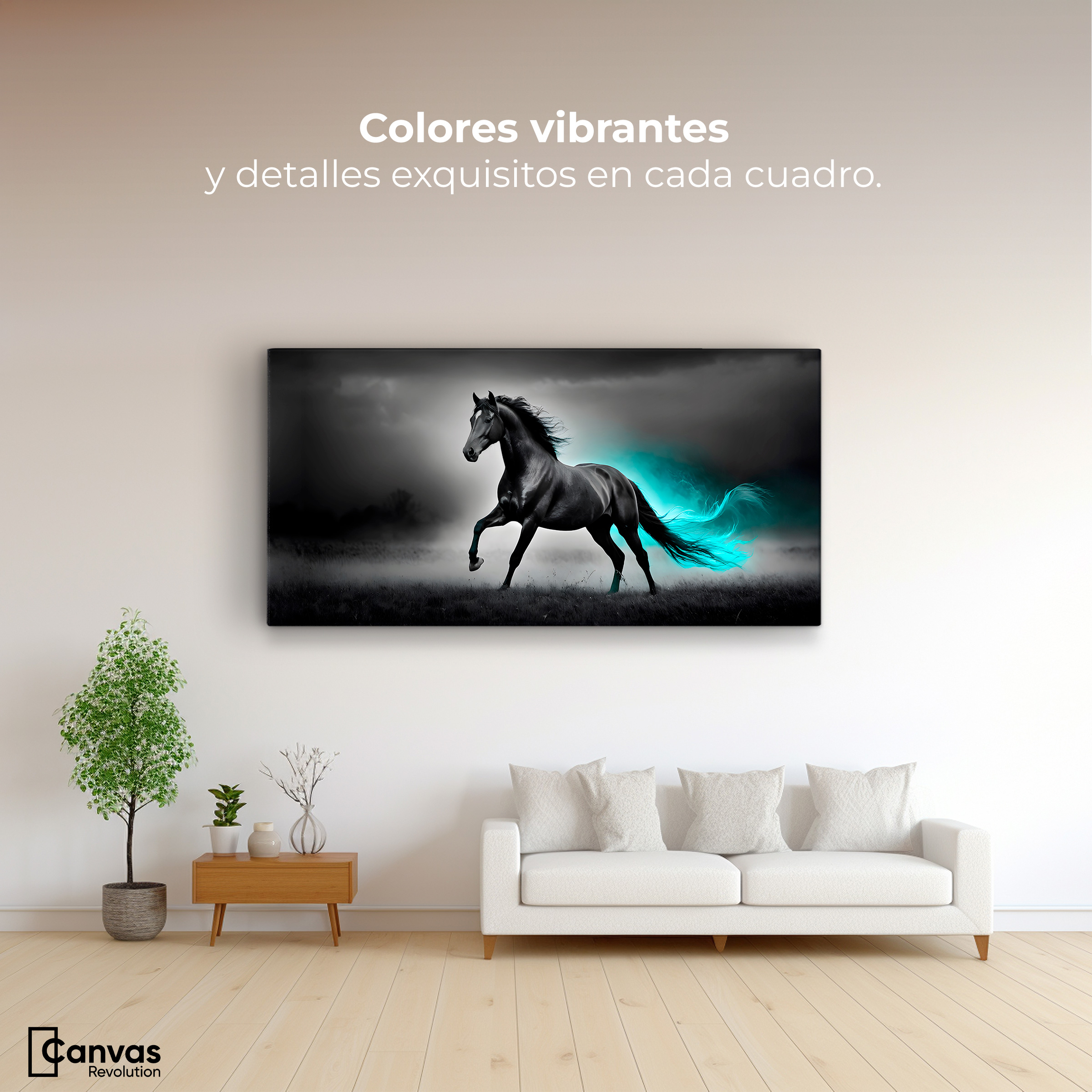 Foto 3 pulgar | Cuadro Blanco Y Negro Canvas Carrera Luminosa 120x60