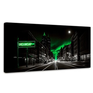 Foto 1 | Cuadro Blanco Y Negro Canvas Reflejo Movimiento 120x60