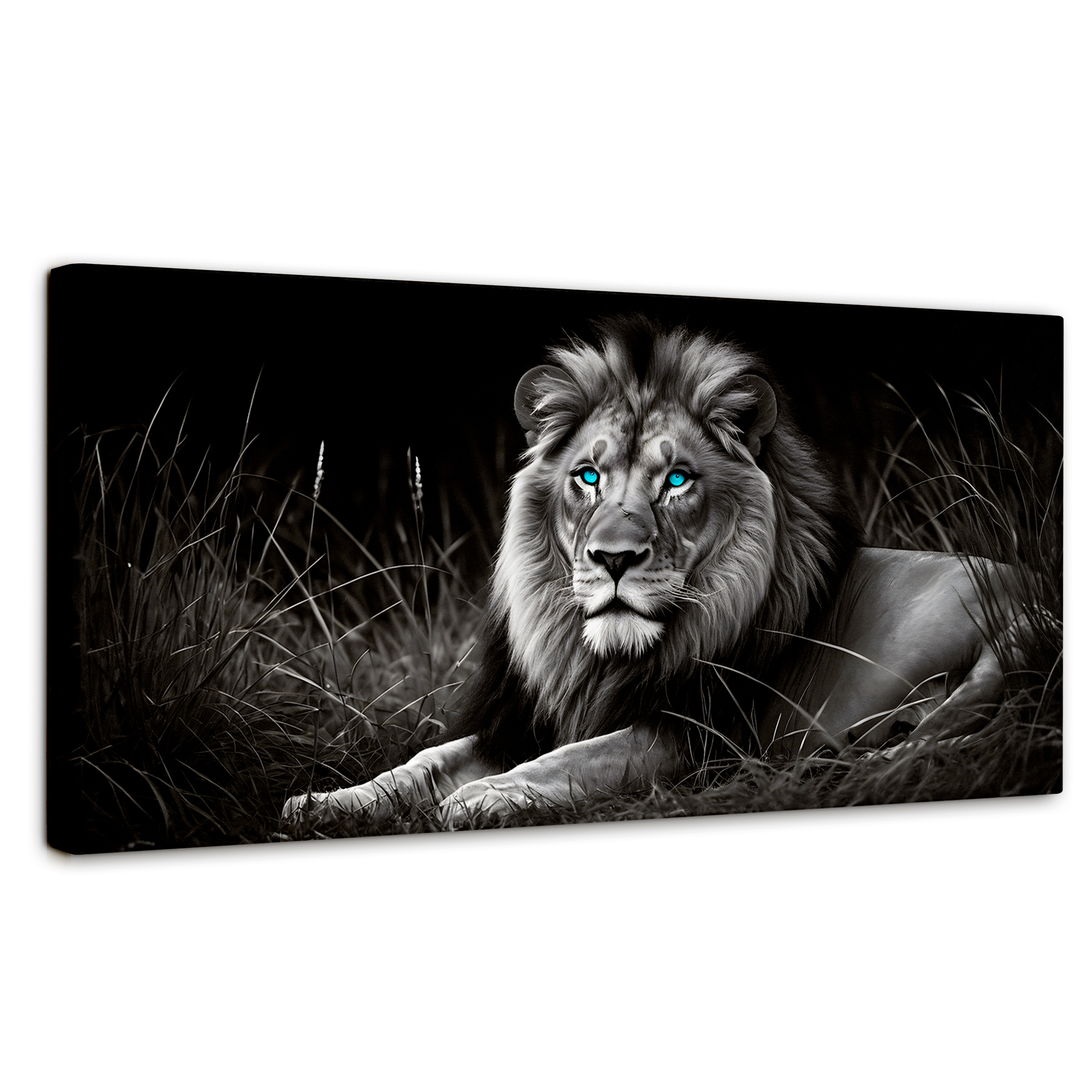 Foto 1 | Cuadro Blanco Y Negro Canvas Mirada Real 120x60