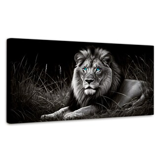 Foto 1 | Cuadro Blanco Y Negro Canvas Mirada Real 120x60