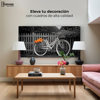 Foto 3 | Cuadro Blanco Y Negro Canvas Ciclos De Otoño 120x60