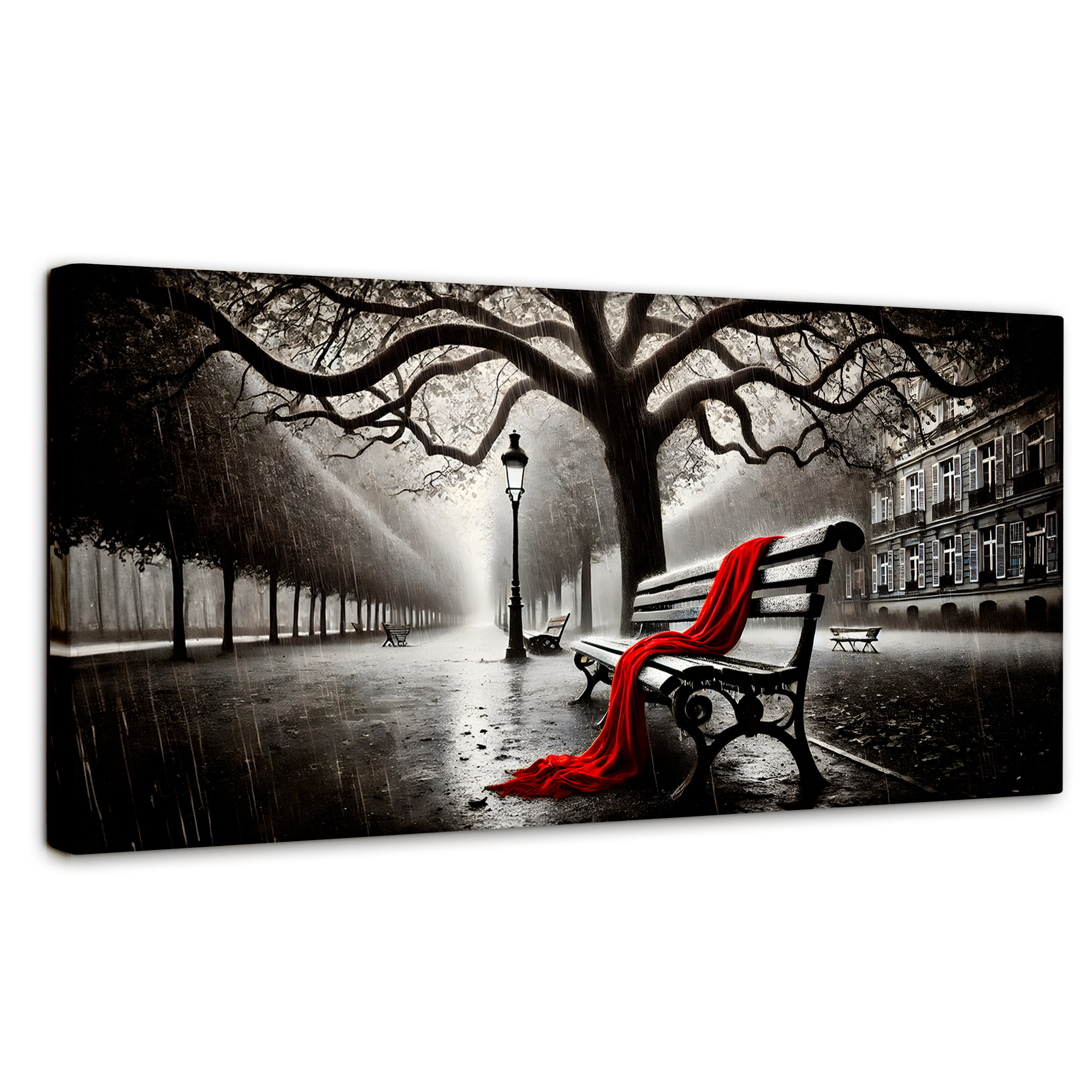 Foto 1 | Cuadro Blanco Y Negro Canvas Banca De Pasión 120x60