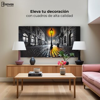 Foto 3 | Cuadro Blanco Y Negro Canvas Luz En El Pasado 120x60