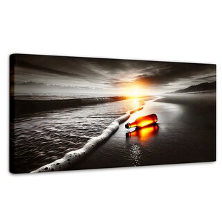 Foto 1 | Cuadro Blanco Y Negro Canvas Viento Y Cristal 120x60