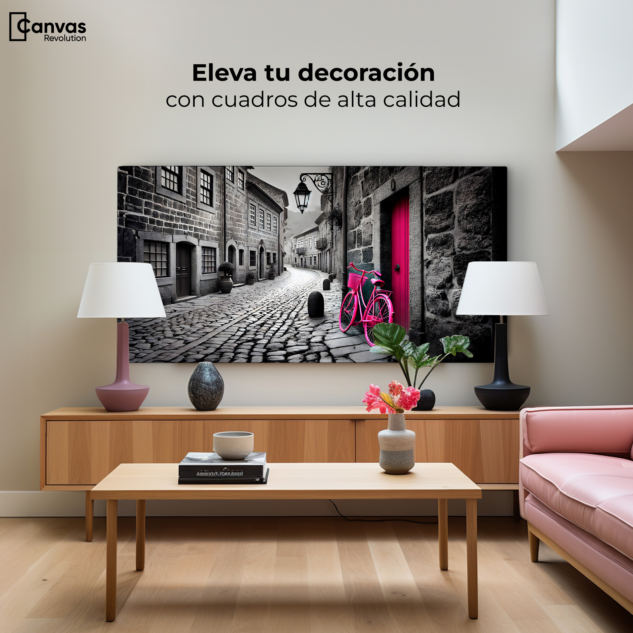 Foto 3 | Cuadro Blanco Y Negro Canvas Puerta Del Recuerdo 120x60