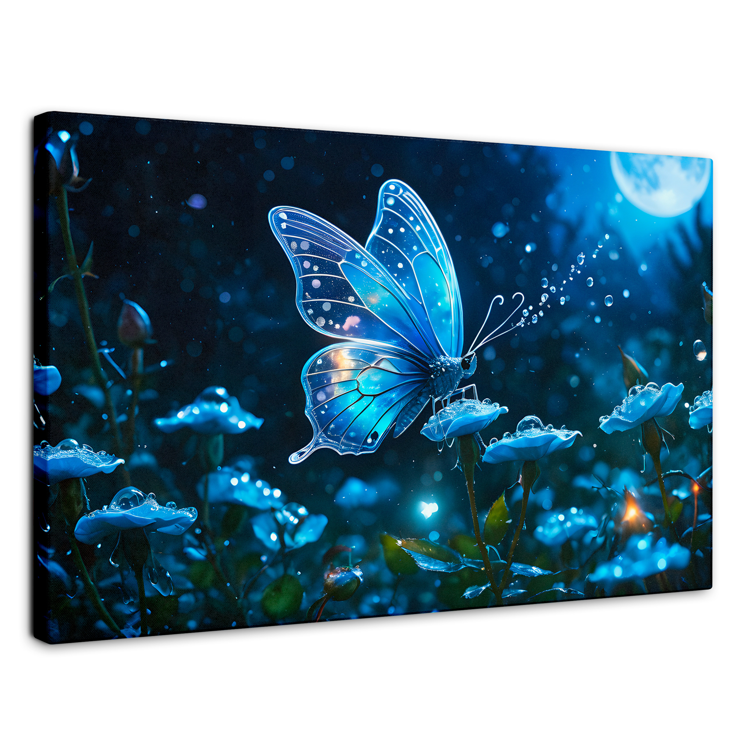 Foto 1 | Cuadro Mariposas Canvas Mariposa Y Rocío 90x60