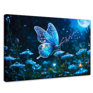 Foto 1 | Cuadro Mariposas Canvas Mariposa Y Rocío 90x60